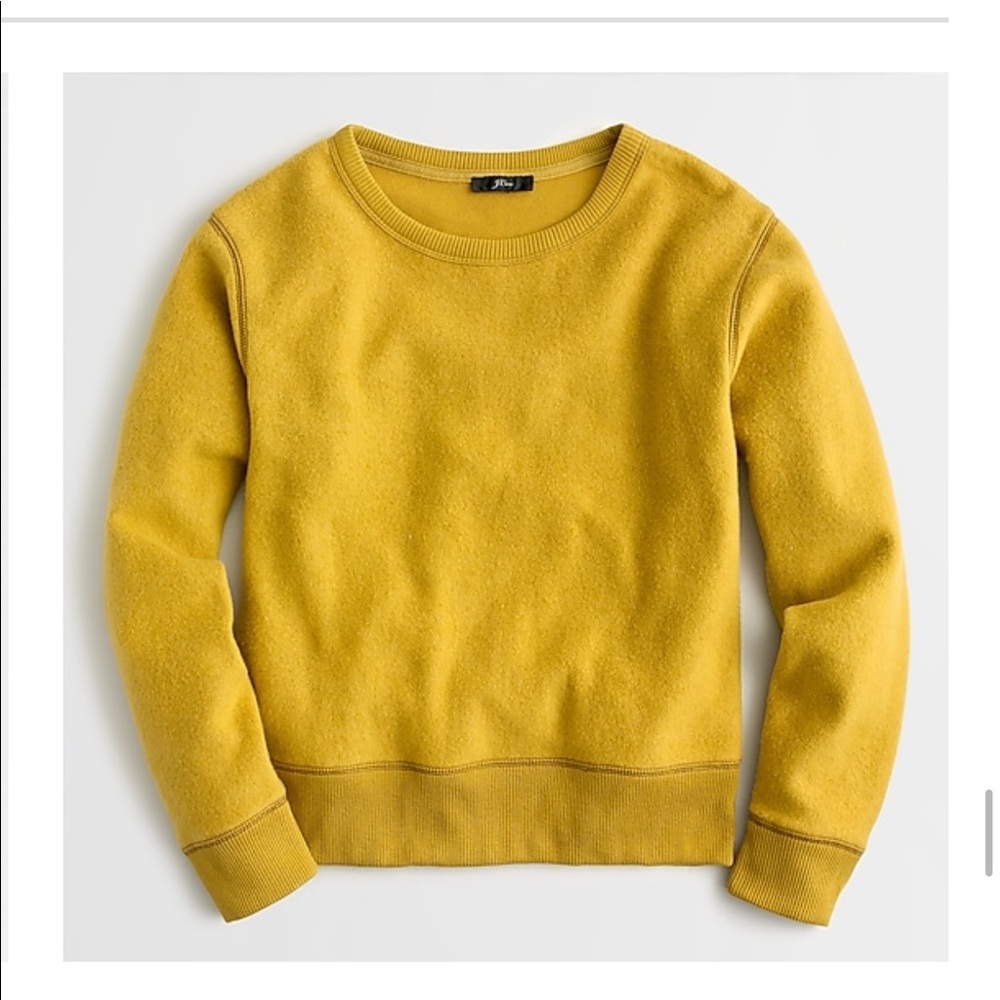 NWT Brushed terry pullover sweatshirt
